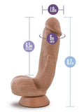 Au Naturel Macho Dildo 8.75in - Caramel