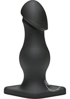 TitanMen The Rumpy Smooth Cushioned Anal Plug - Black