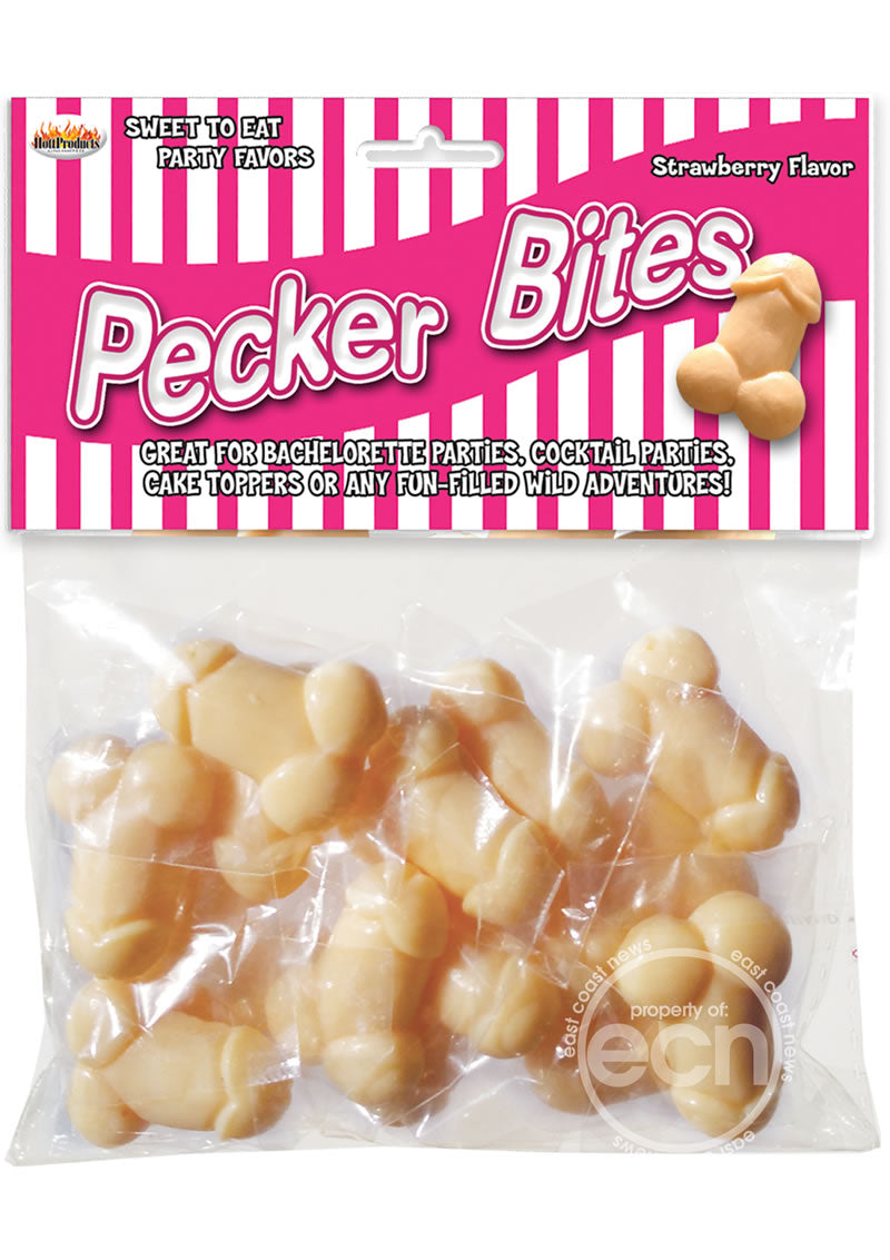 Pecker Bites Candy Strawberry