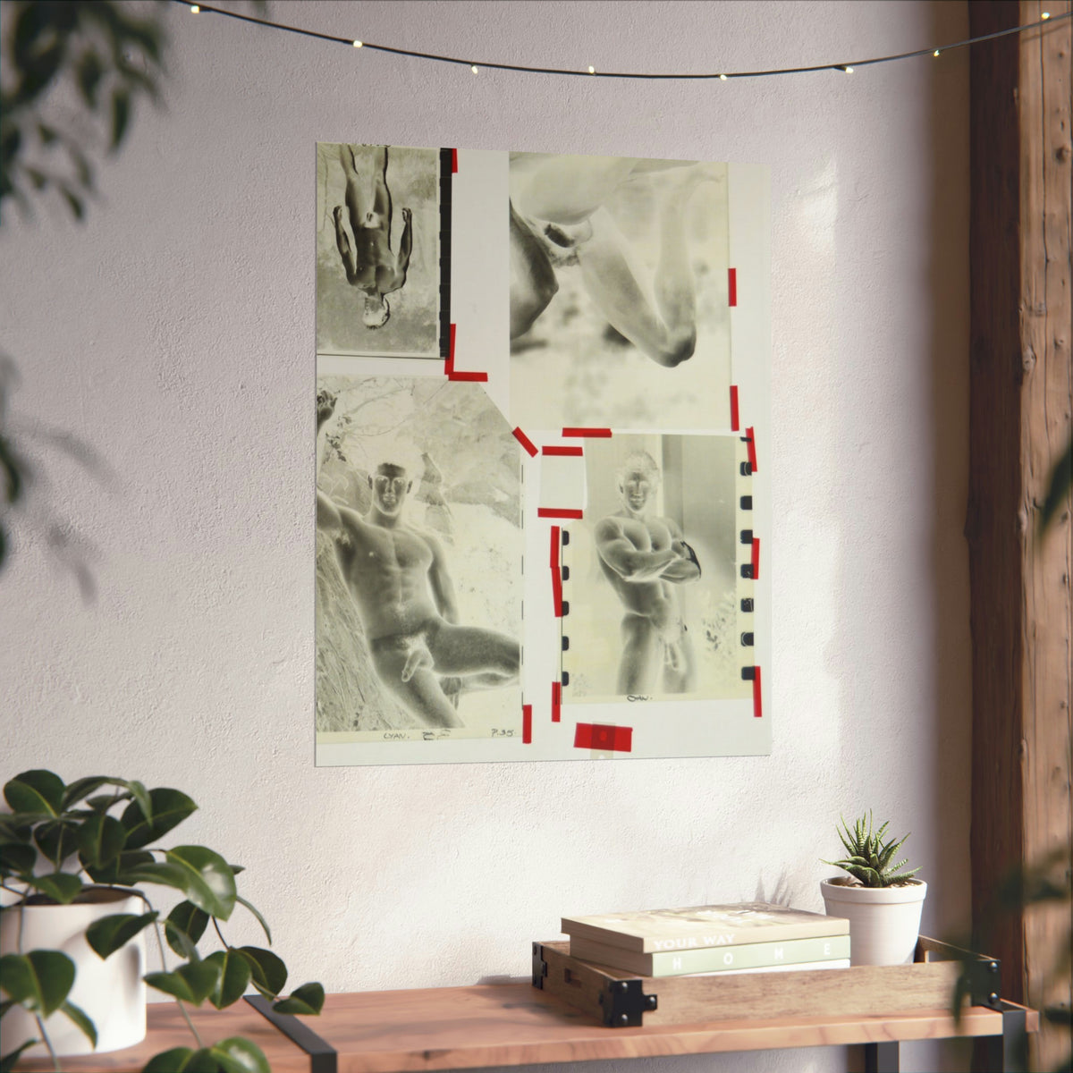 90S VINTAGE GAY PORN TRANSPARENCY Matte Vertical Poster #13
