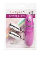 Power Play Dual Silver Bullets with Wired Remote Control - Silver