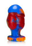 Oxballs Honcho-3 Silicone Anal Plug - Rainbow