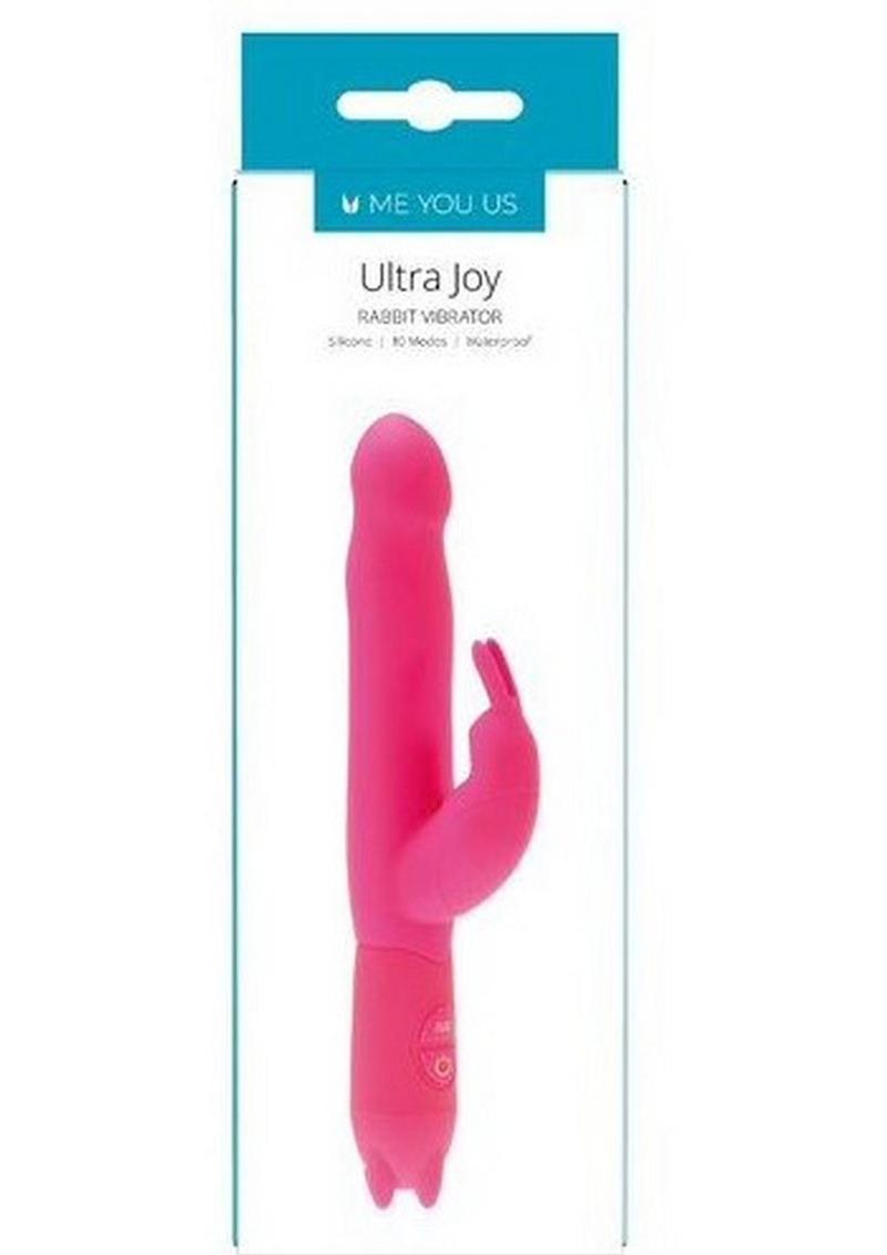 ME YOU US Ultra Joy Silicone Rabbit Vibrator - Pink