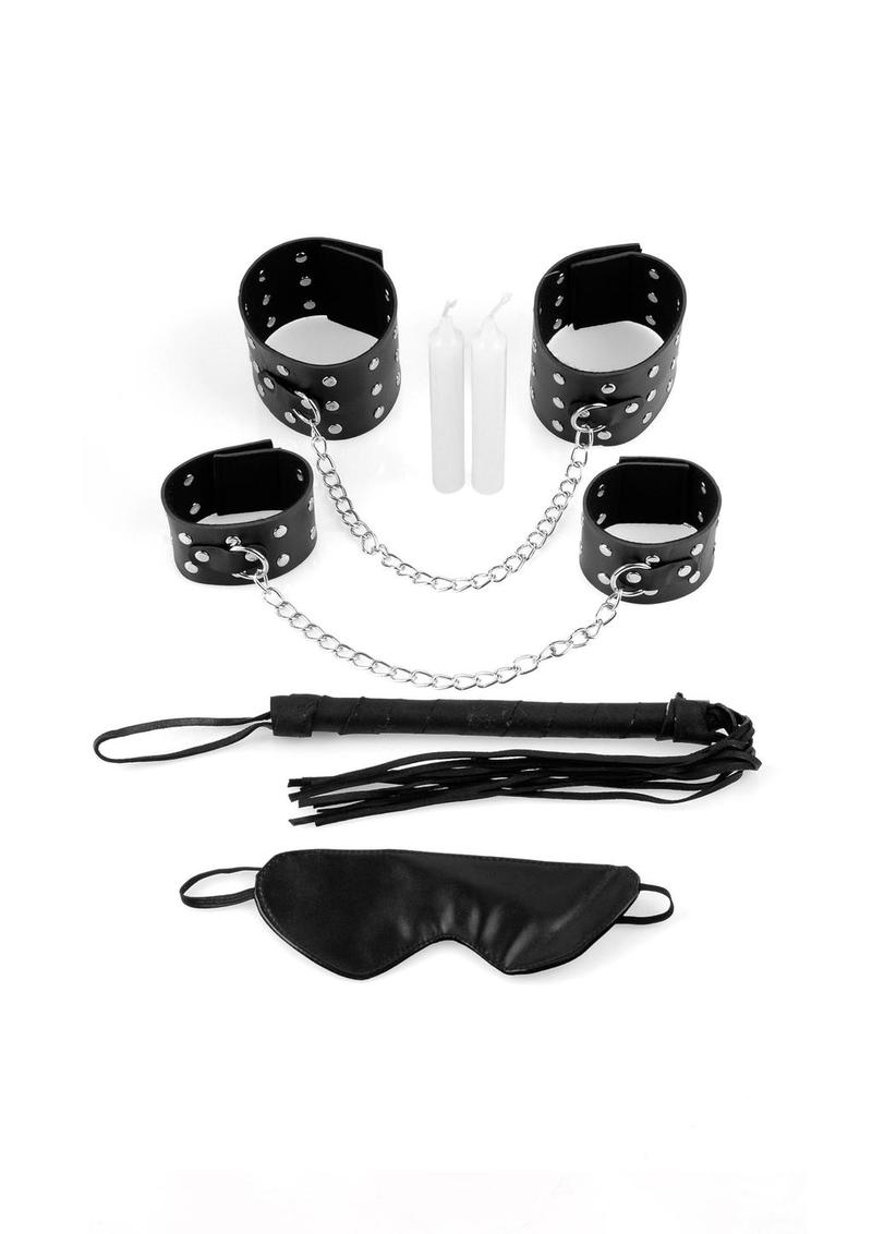 Fetish Fantasy Series Chains Of Love Bondage (5 Piece Kit) - Black