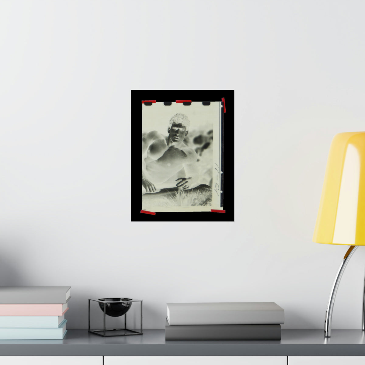 90S VINTAGE GAY PORN TRANSPARENCY Matte Vertical Poster #19