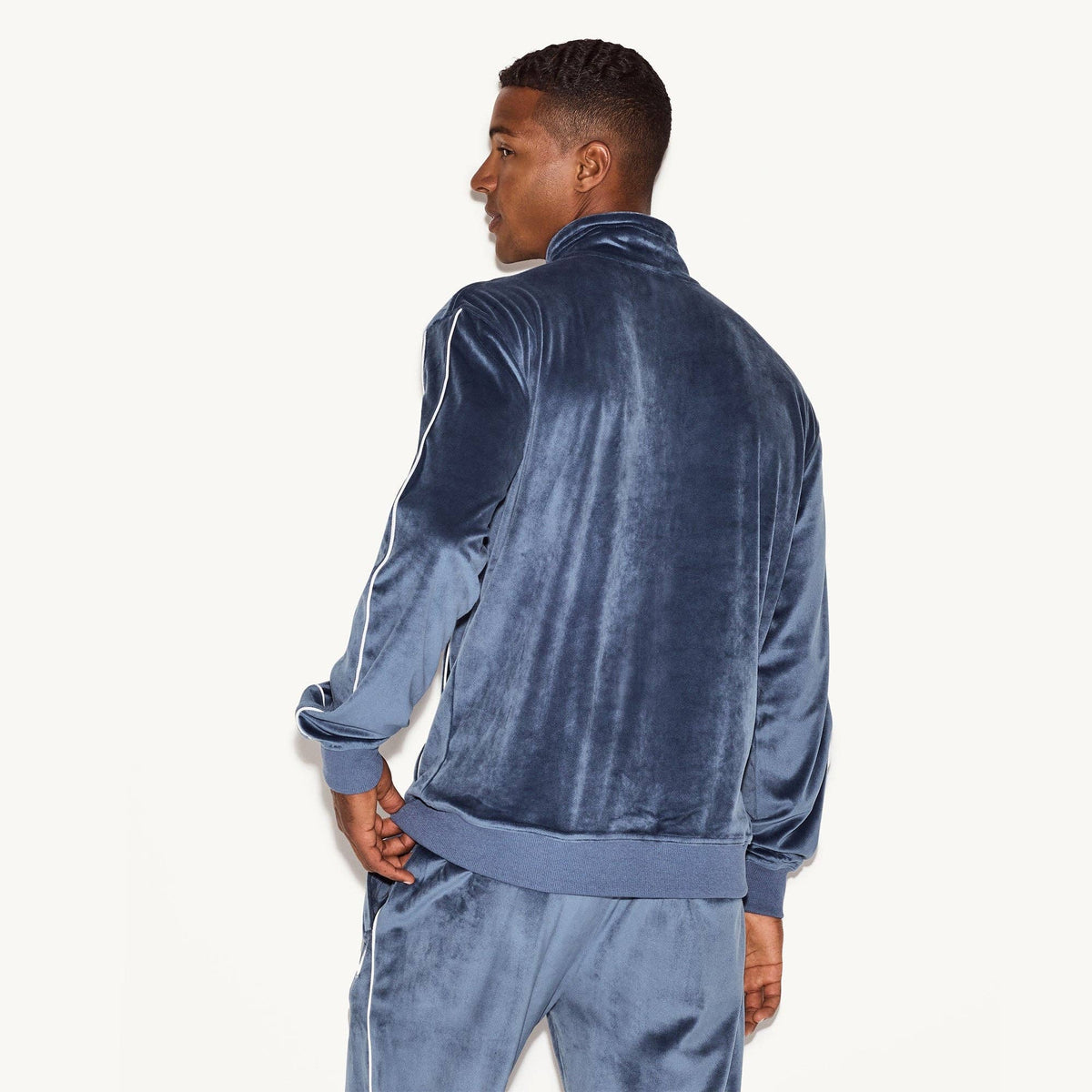 PLAYBOY Men's Velour Jacket
