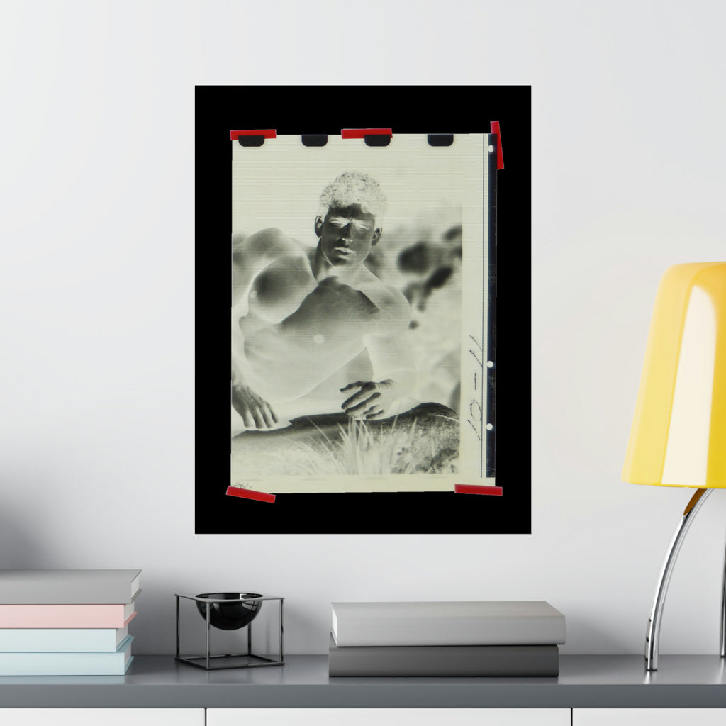 90S VINTAGE GAY PORN TRANSPARENCY Matte Vertical Poster #19