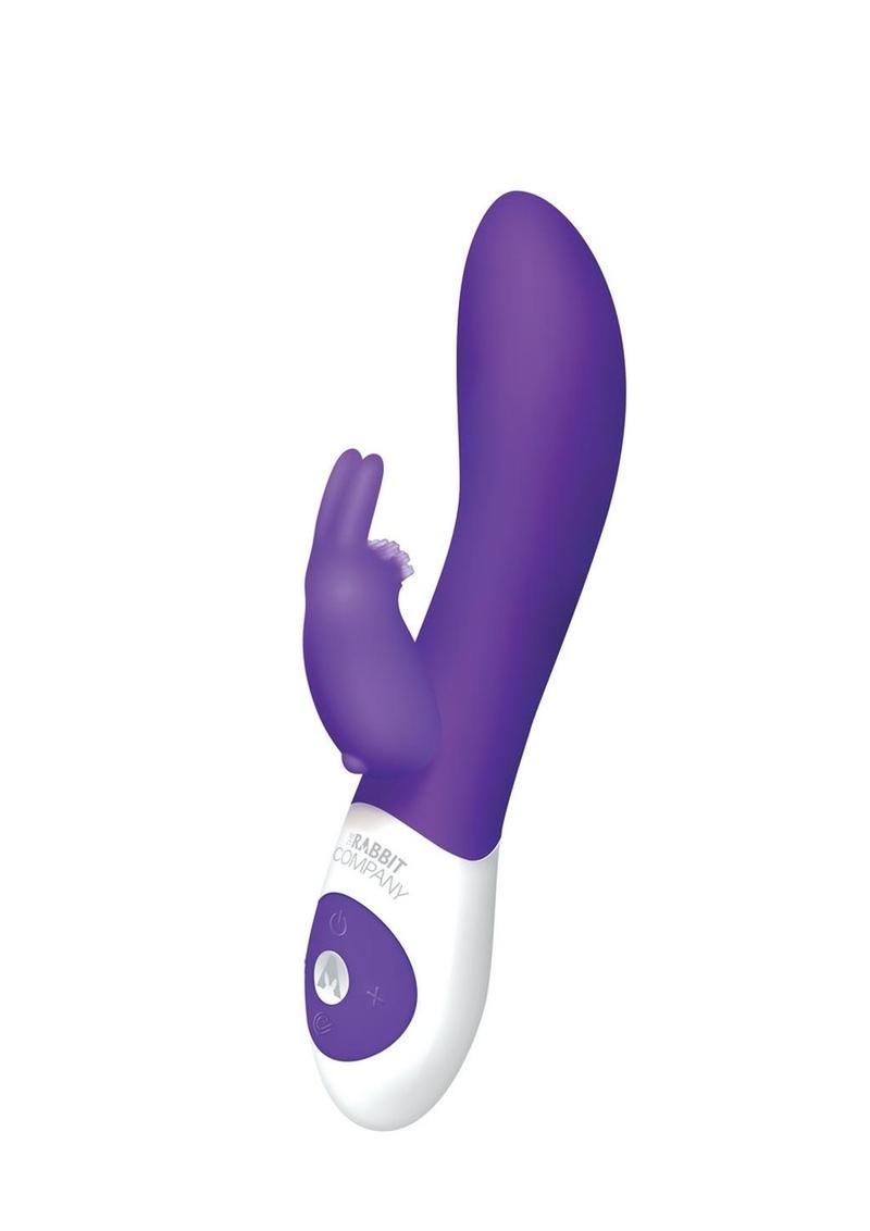 The Rabbit Company The Come Hither Rabbit Rechargeable Silicone G-Spot Vibrator - Purple