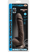 Skinsations Python Dildo 9.5in - Black