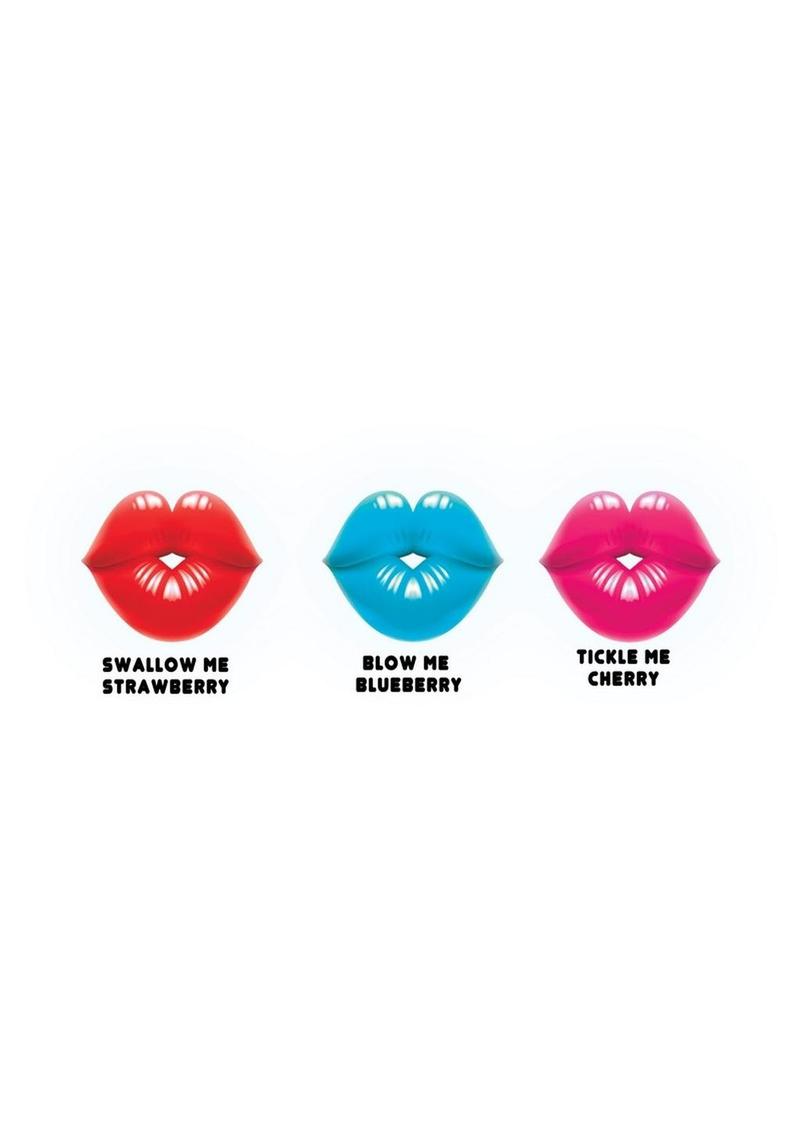 Dick Lips Edible Gummy Cock Rings Candy 3 Pack