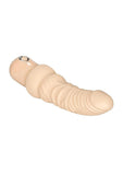 Power Stud Curvy Vibrating Dildo - Vanilla