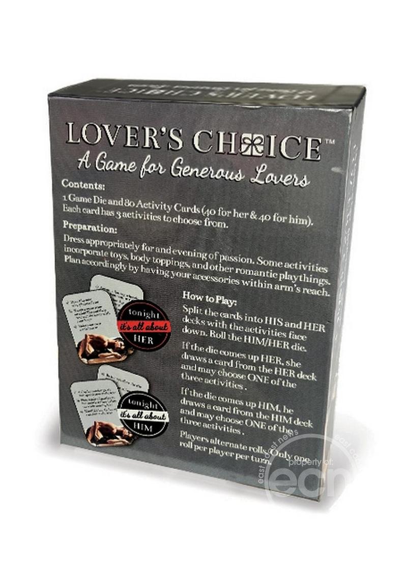 Behind Closed Door Lovers Choice Game For Couples