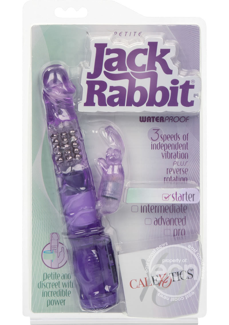 Jack Rabbit Petite Waterproof Rabbit Vibrator 4.75 in. - Purple