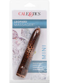Hard Vibes Leopard Waterproof Mini Massager 4.5in - Brown
