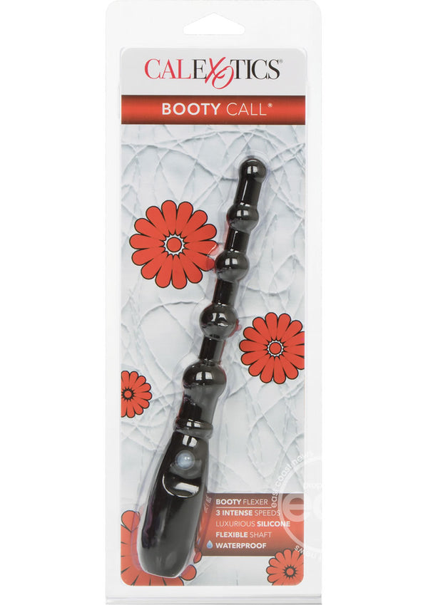 Booty Call Booty Flexer Silicone Beaded Anal Probe - Black