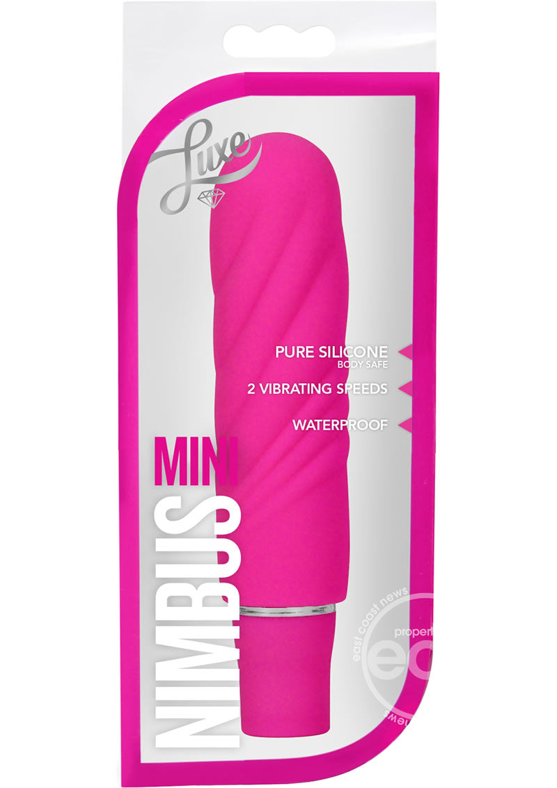 Luxe Nimbus Mini Silicone Vibrator - Pink