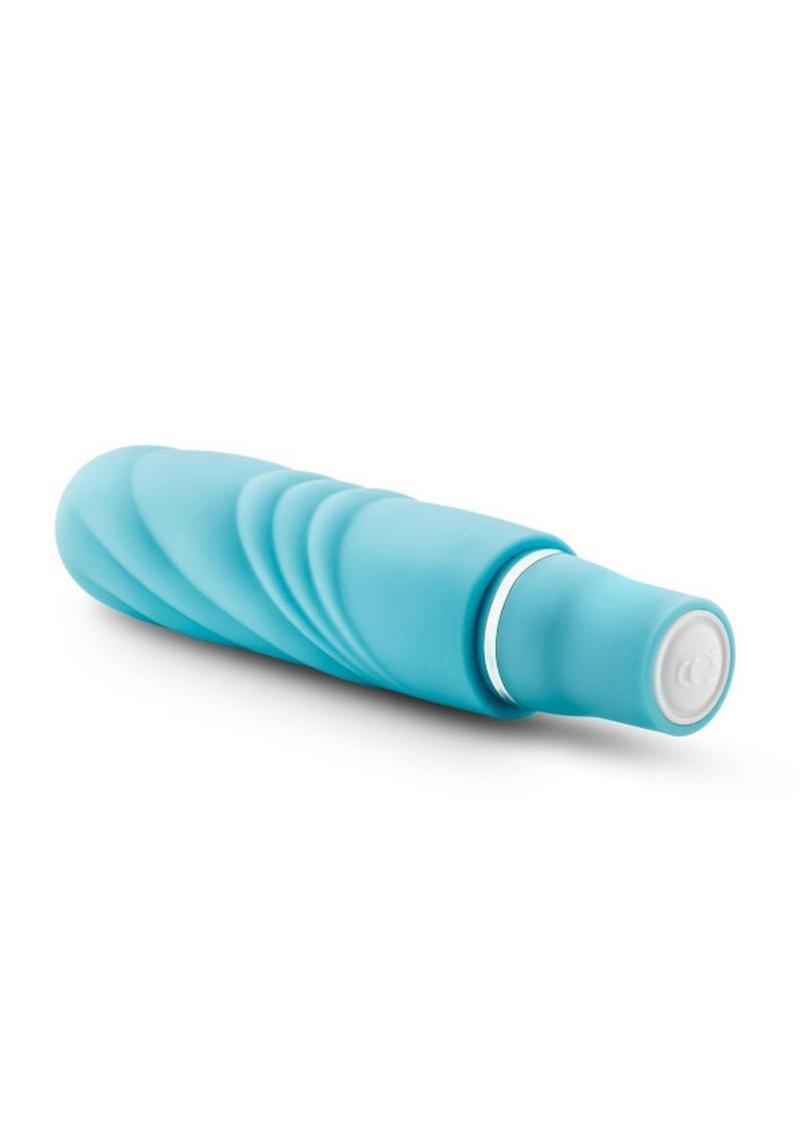 Luxe Nimbus Silicone Mini Vibrator - Aqua