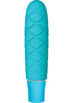 Luxe Cozi Silicone Mini Vibrator - Aqua