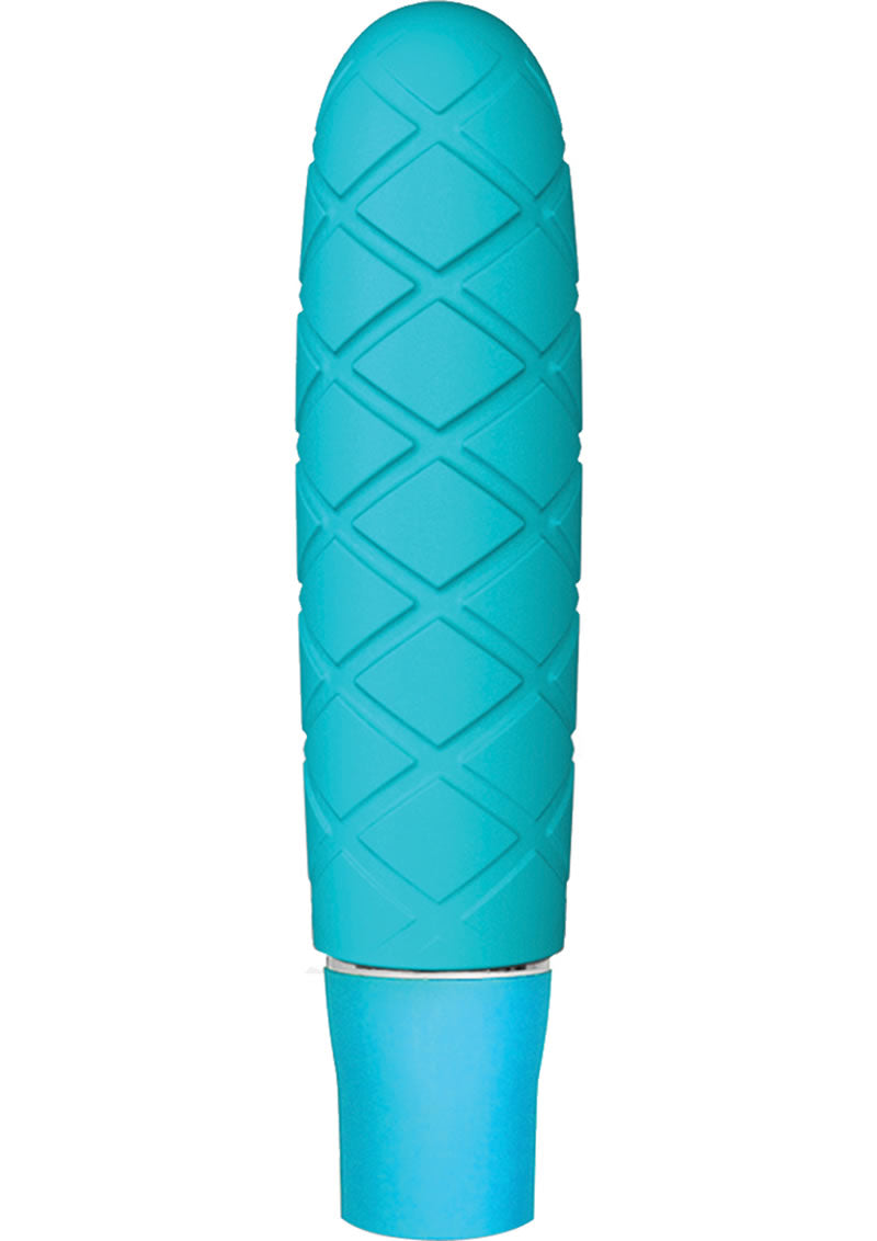 Luxe Cozi Silicone Mini Vibrator - Aqua