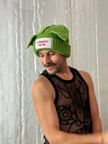 LOVERBOY BY CHARLES JEFFREY CHUNKY EARS BEANIE GREEN