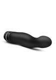 Luxe Gio Vibrating Silicone Vibrator - Black