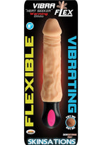 Skinsations Vibra Flex Heat Seeker Warming Dildo 8in - Vanilla
