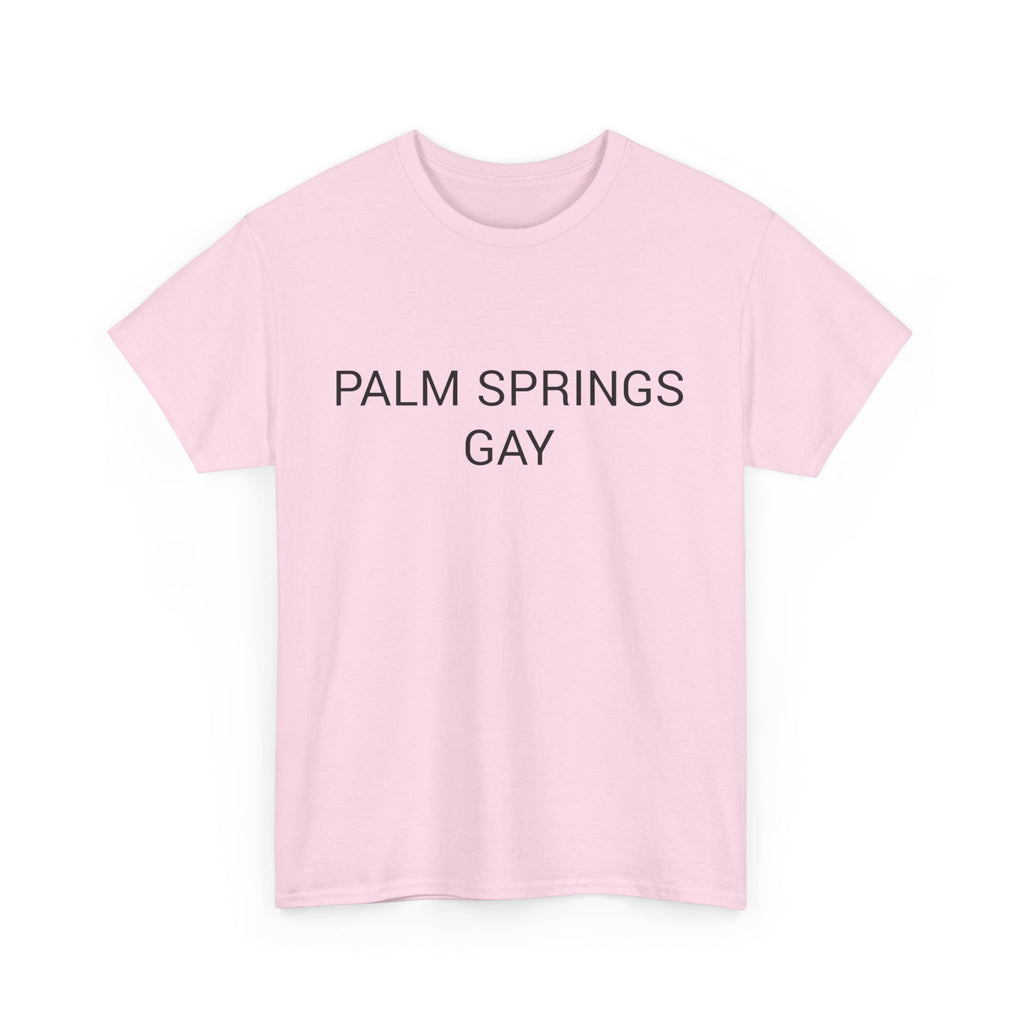 PALM SPRINGS GAY TEE BY CULTUREEDIT AVAILABLE IN 13 COLORS