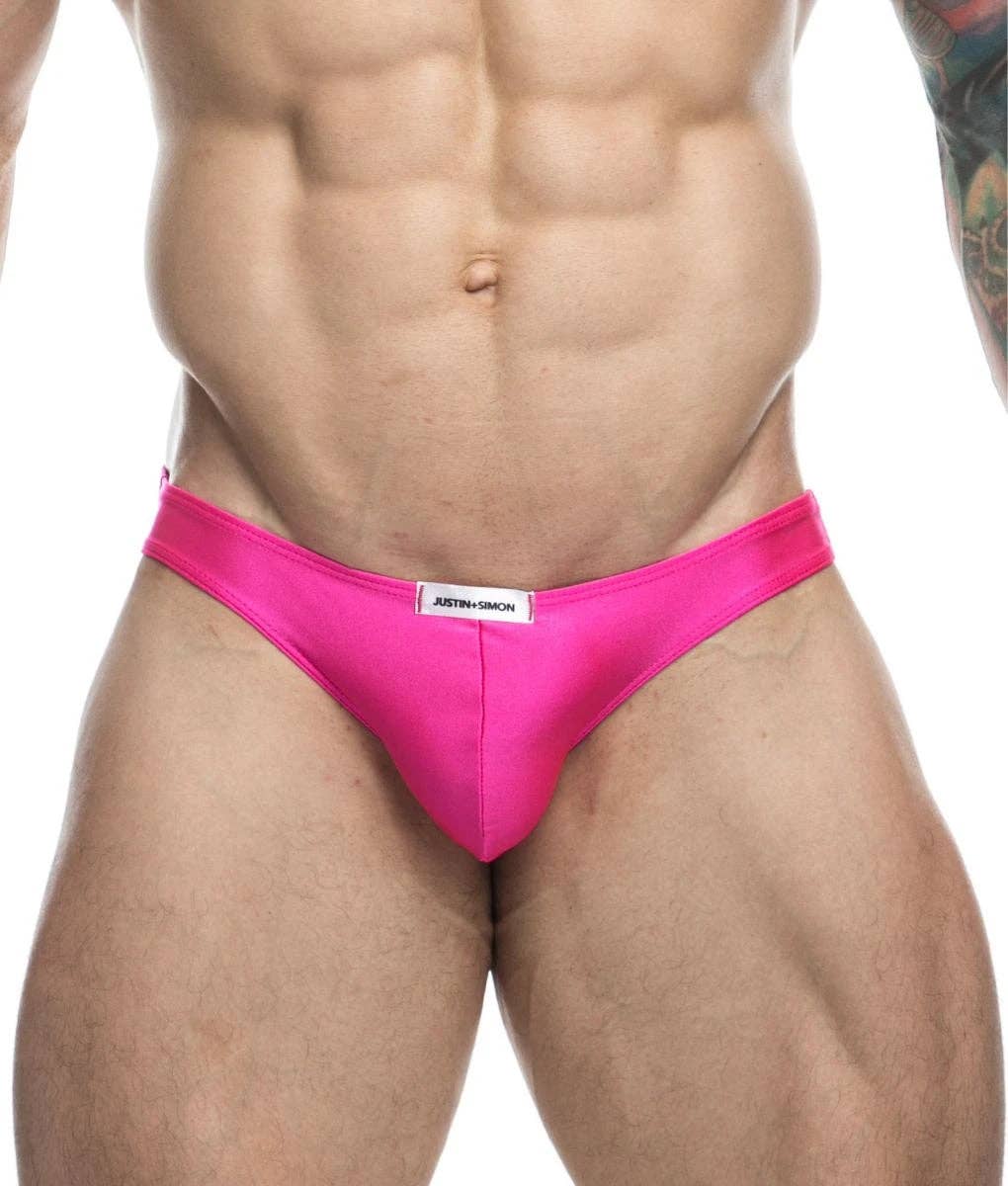 Justin + Simon Classic Mens Bikini - Pink