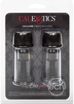 Nipple Play Vacuum Twist Suckers Black