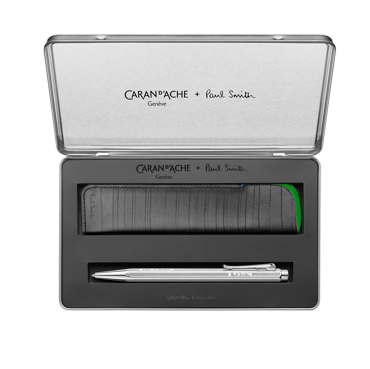 Paul Smith Ecridor Ballpoint Pen + Leather Pouch Set