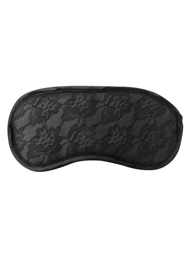 Sex & Mischief Lace Blindfold - Black