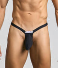 Justin + Simon Bulge Thong - Black