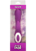 Wonderlust Harmony Rechargeable Silicone Rabbit Vibrator - Purple