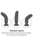 King Cock Vibrating Dildo 6in - Vanilla
