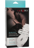 Couple's Enhancers Passion Enhancer Vibrating Cock Ring with Clitoral Stimulation - Clear