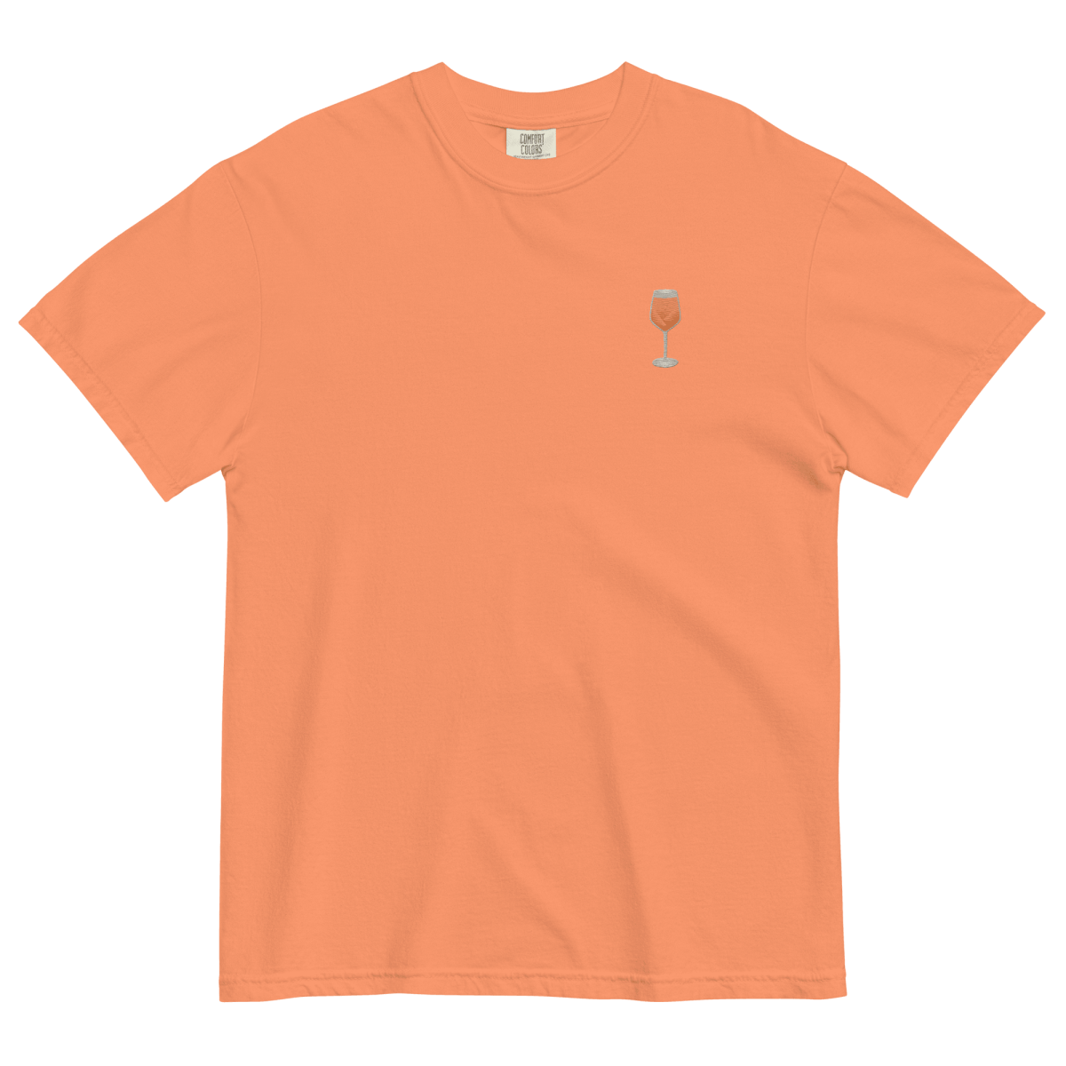 Aperol Spritz Gradient Embroidered T-Shirt