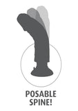King Cock Vibrating Dildo 7in - Vanilla