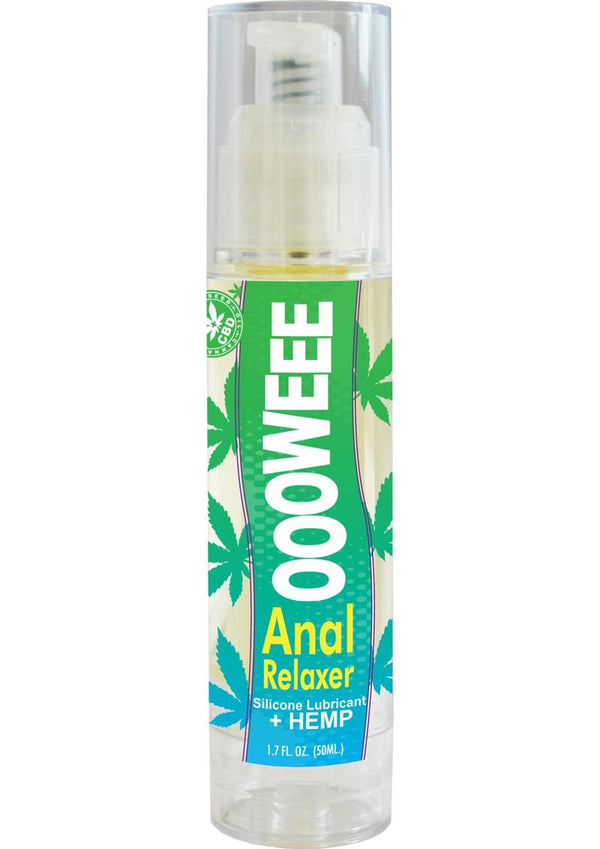 Ooowee Anal Relaxer Silicone Lubricant with Hemp 1.7oz