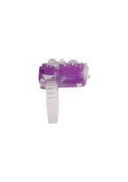 Ring True Cock Ring Set - Clear and Purple