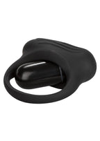 Couple's Enhancers Silicone Lovers Arouser Silicone Vibrating Cock Ring - Black
