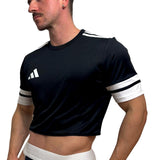 Adidas Neo Black Short Sleeve Crop Top BY SNEAKERMASK