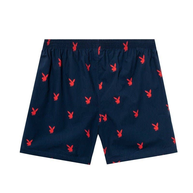 PLAYBOY Repeating Rabbit Head Lounge Shorts