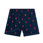 PLAYBOY Repeating Rabbit Head Lounge Shorts