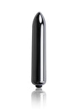 Ro-Zen Pro Rechargeable Silicone Cock Ring with Vibrating Butt Plug - Black