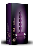 Petite Sensations Pearls Silicone Vibrating Anal Bead - Purple