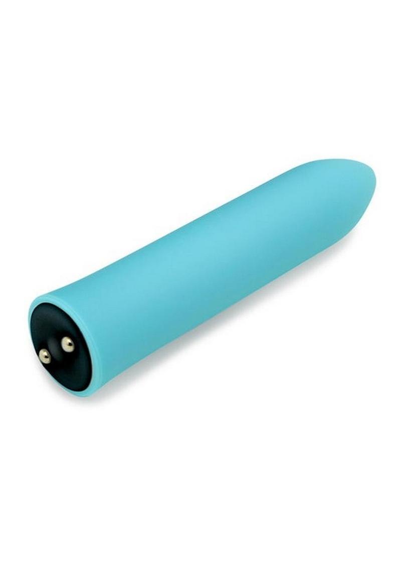 Nu Sensuelle Point Rechargeable Silicone Bullet - Teal Blue
