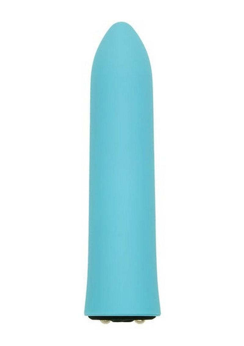 Nu Sensuelle Point Rechargeable Silicone Bullet - Teal Blue
