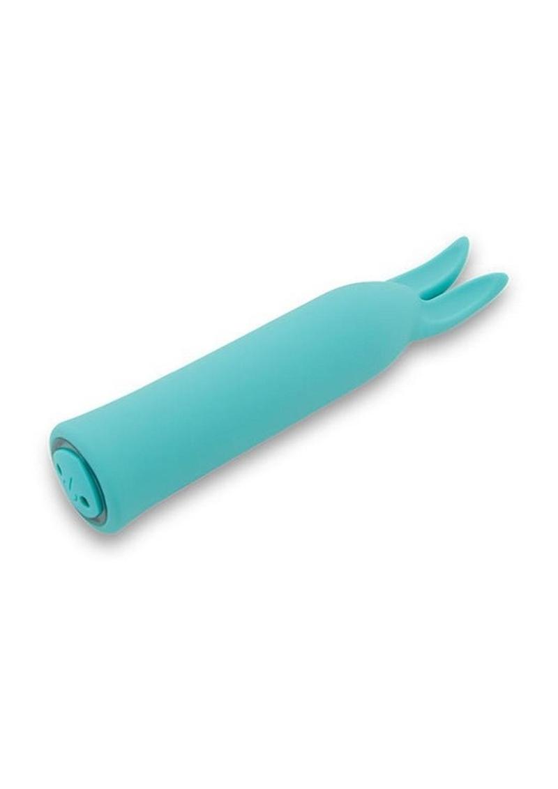Nu Sensuelle Bunnii Rechargeable Silicone Vibrator - Teal