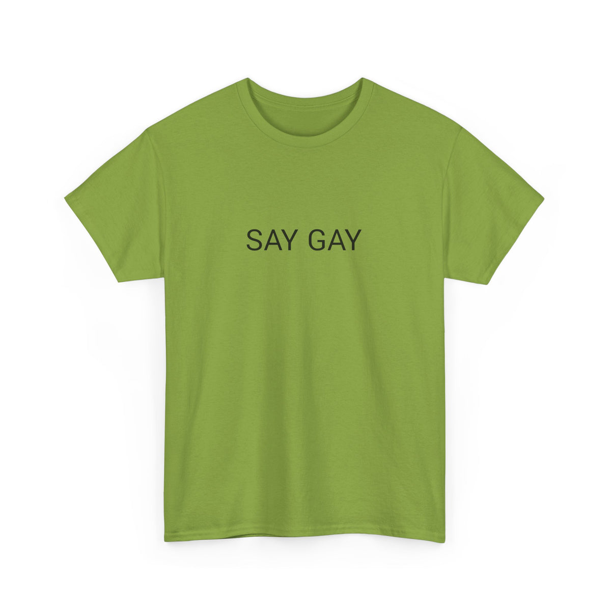 SAY GAY TEE BY CULTUREEDIT AVAILABLE IN 13 COLORS