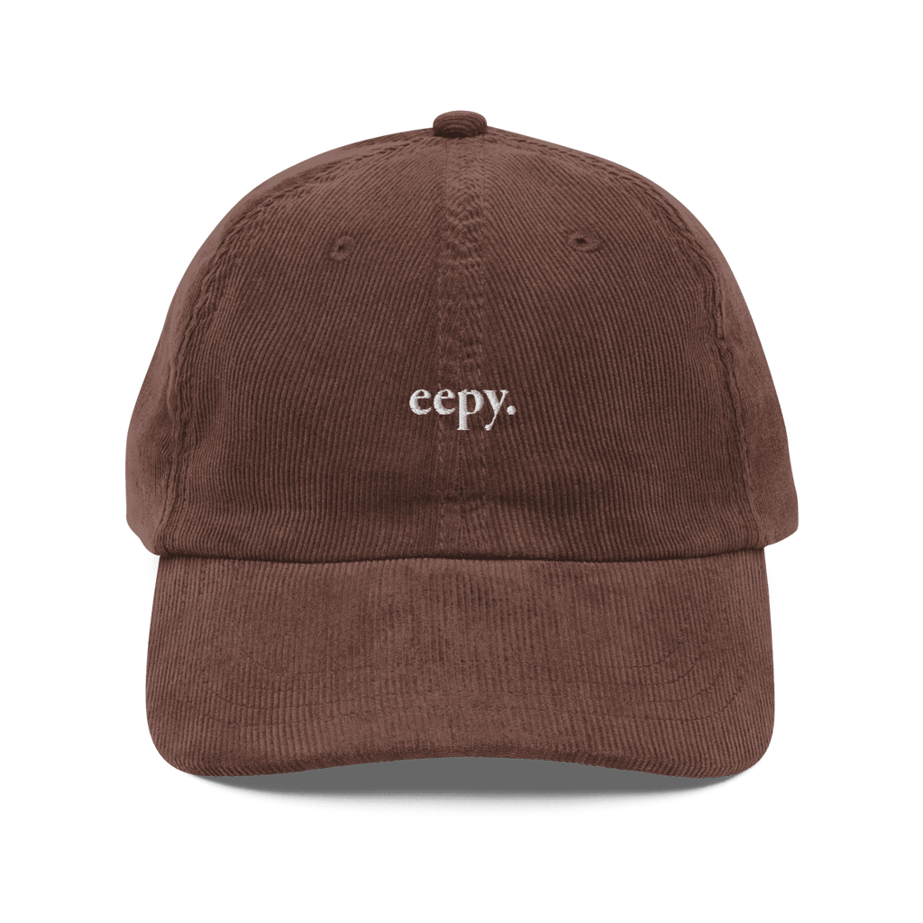 Eepy. Embroidered Corduroy Hat
